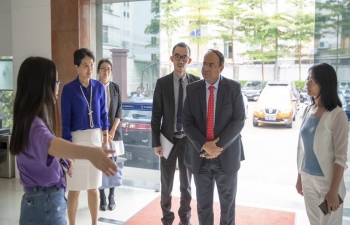 Consul General's visit to Haid Group on July 8, 2019.
